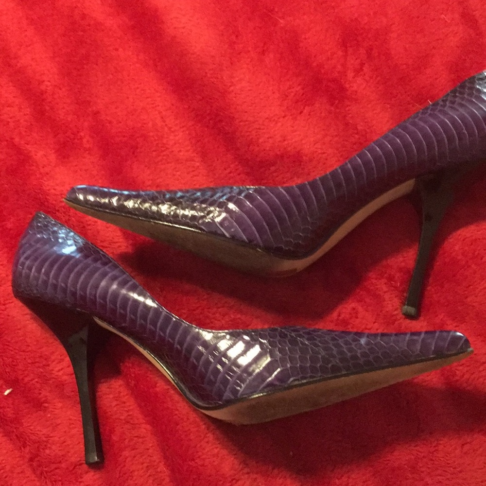 Bebe purple snakeskin